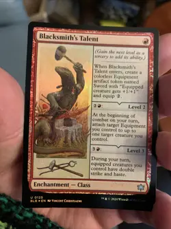 MTG Bloomburrow - Blacksmith's Talent - Foil - Image 1
