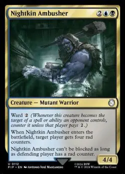 MTG Universes Beyond: Fallout - Nightkin Ambusher - Image 1