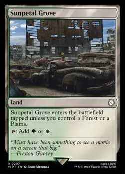 MTG Universes Beyond: Fallout - Sunpetal Grove - Image 1