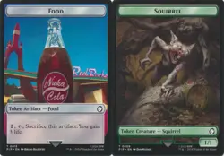 MTG Universes Beyond: Fallout - Food & Squirrel 1/1 [Token] - Image 1