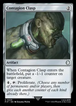 MTG Universes Beyond: Fallout - Contagion Clasp - Image 1