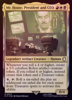 MTG Universes Beyond: Fallout - Mr. House, President and CEO (Foil) - Image 1