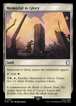 MTG Universes Beyond: Fallout - Memorial to Glory - Image 1