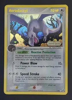 Aerodactyl NM Legend Baby Maker 1/92 Pokemon TCG Holo Rare Stamped - Image 1