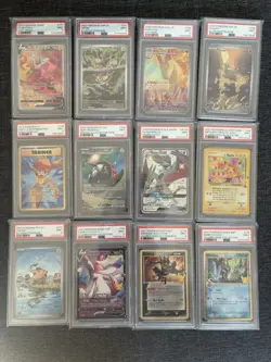 Lot of 38 Graded PSA 9 Pokemon Card Slabs - Tag Teams, Celebrations, TGs, IRs - Image 2