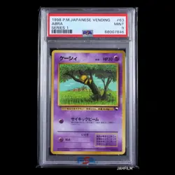 PSA 9 Pokemon 1998 P.M. Japanese Vending Abra Series 1 #63 - Image 1
