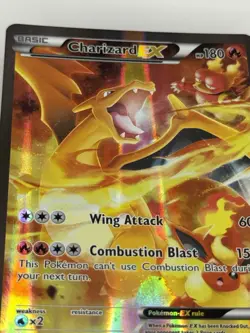 2016 Pokemon XY Promo Red & Blue Collection Full Art Charizard EX #XY121 - Image 2