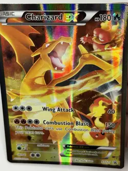 2016 Pokemon XY Promo Red & Blue Collection Full Art Charizard EX #XY121 - Image 3