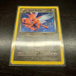 Pokemon TCG Dark Scizor Holo Rare Neo Destiny Unlimited 9/105 WOTC Vintage MP - Image 4