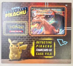 Pokemon Detective Pikachu Charizard GX Special Case File Factory Sealed 7 Packs+ - Image 1