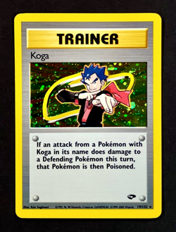 2000 Pokemon KOGA Gym Challenge Set HOLO Foil Rare Unlimited Edition Card 19/132 - Image 1