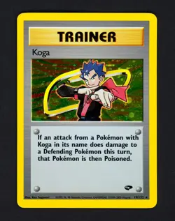 2000 Pokemon KOGA Gym Challenge Set HOLO Foil Rare Unlimited Edition Card 19/132 - Image 2