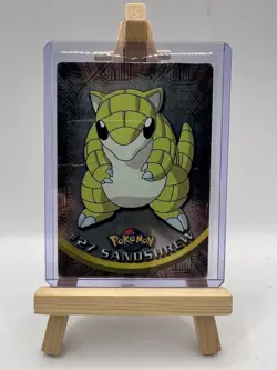 Sandshrew #27 Topps TV Animation Edition Blue Label 1st Print Holo Pokemon LP/MP - Image 1