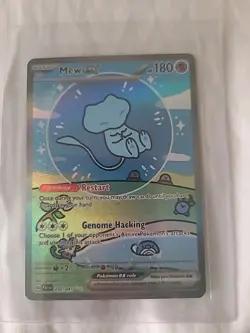 Pokemon Mew EX TCG Paldean Fates Bubble Mew Special Illustration Rare MP 232/091 - Image 3