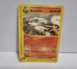 ARCANINE 3/144 Skyridge RARE NON-HOLO E-Series Pokemon TCG card - Image 1