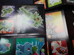 Pokemon Card Coris Promo Non Holo Sticker x4 Gyarados Snorlax etc #5304 - Image 2