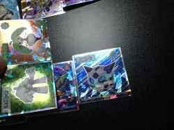Pokemon Wafer Promo Holo Sticker x9 Gengar Snorlax etc #4666 - Image 5