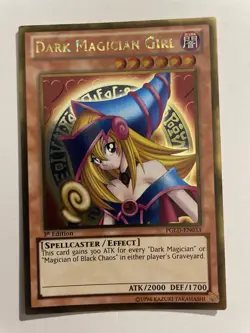Dark Magician Girl Gold Rare 1st Edition PGLD-EN033 NM/VLP - YUGIOH - Image 1