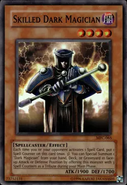 Skilled Dark Magician - Super Rare MFC-065 - MP - YuGiOh - Image 1