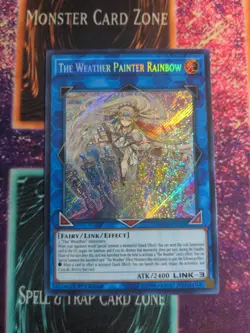 Yu-Gi-Oh! The Weather Painter Rainbow SPWA-EN035 1st Edition Secret Rare NM - Image 1