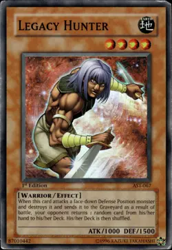 Legacy Hunter - Super Rare 1st Edition AST-067 - HP - YuGiOh - Image 1