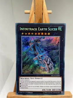Infinitrack Earth Slicer - Secret Rare 1st Edition INCH-EN009 - NM - YuGiOh - Image 1