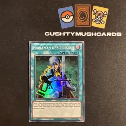 YUGIOH NOBLEMAN OF CROSSOUT SUPER RARE PSV-EN034 25TH ANNIVERSARY - Image 1