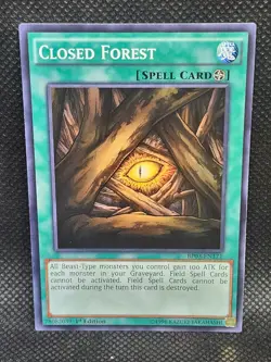 Yugioh Closed Forest BP03-EN171 1st Edition NM Condition - Image 1