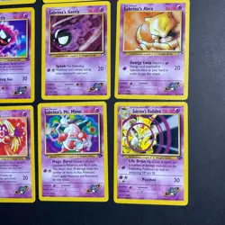 Vintage Pokemon Gym Challenge Sabrina's Lot of 9 Cards MP-LP - Image 4
