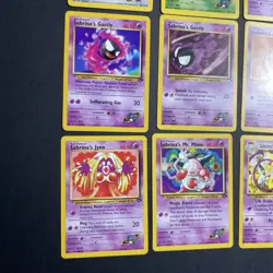 Vintage Pokemon Gym Challenge Sabrina's Lot of 9 Cards MP-LP - Image 5