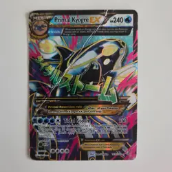 Primal Kyogre EX (Full Art) 149/160 XY - Primal Clash Holo Pokemon Card DMG - Image 1