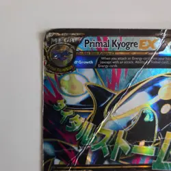 Primal Kyogre EX (Full Art) 149/160 XY - Primal Clash Holo Pokemon Card DMG - Image 3