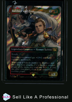 MAGIC BALTHIER AND FRAN SURGE FOIL 0538 FINAL FANTASY WINGED ANGEL MTG - Image 1