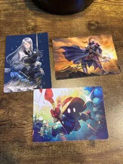 Magic the Gathering Final Fantasy Foil Stamped Art Cards *With Vivi!* - Image 1