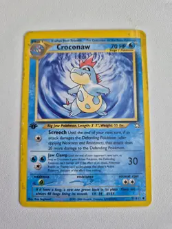 Pokemon Card Croconaw Neo Genesis 1st Edition Uncommon 31/111 - Image 1