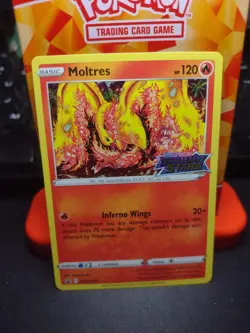 Pokemon Moltres SWSH185 SWSH: Sword & Shield Promo Card Holo NM - Image 2