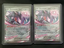 Genesect Ex 067/086 Black Bolt Holo Rare Scarlet Violet Pokemon Card NM x2 - Image 1