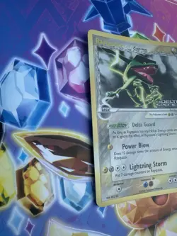 Rayquaza 13/113 2005 Reverse Holo Rare EX Delta Species Pokemon Card - Image 4