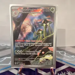 Pokemon Toedscruel TCG Sv04: Paradox Rift Illustration Rare Holo Card 185/182 - Image 1