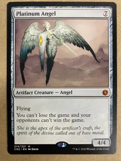 MTG 1x Platinum Angel Conspiracy 2 Take the Crown Magic the Gathering Card x1 LP - Image 1