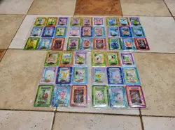 Taco Bell Digimon Metal Trading Cards NEAR COMPLETE 45 Lot - Image 1
