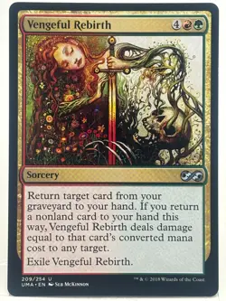 Vengeful Rebirth NM/M* Ultimate Masters ENGLISH 209/332 mtg -UnltdCards - Image 1