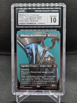 MTG Commander Masters Showcase Mikaeus, the Unhallowed 0675 CGC Gem Mint 10 - Image 1