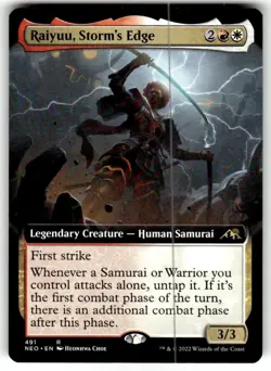 Raiyuu, Storm's Edge (Extended Art) #491 NM Kamigawa Neon Dynasty NEO Magic MTG - Image 1