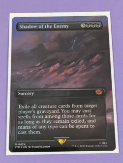MTG: The Lord of the Rings: Shadow of the Enemy Borderless Foil #0424 Mythic NM - Image 1