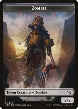 4x Zombie Token - NM - March of the Machine - SPARROW MAGIC - Image 1