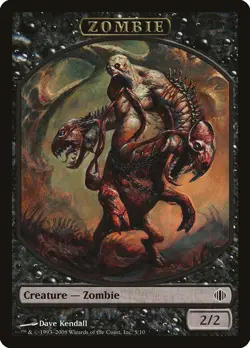 1x Zombie Token - LP - Alara Block - SPARROW MAGIC mtg - Image 1
