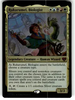 MTG Rukarumel, Biologist *FOIL* Commander Masters 0711 NM - Image 1