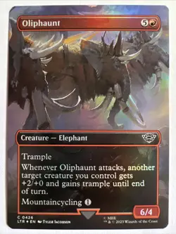 MTG Oliphaunt LotR Tales of Middle-earth 0426 Scene Foil Common - Image 1