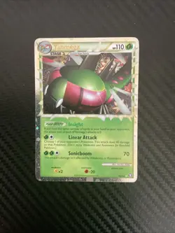 Yanmega Prime 98/102 HGSS Triumphant Holo Pokemon NM - Image 1